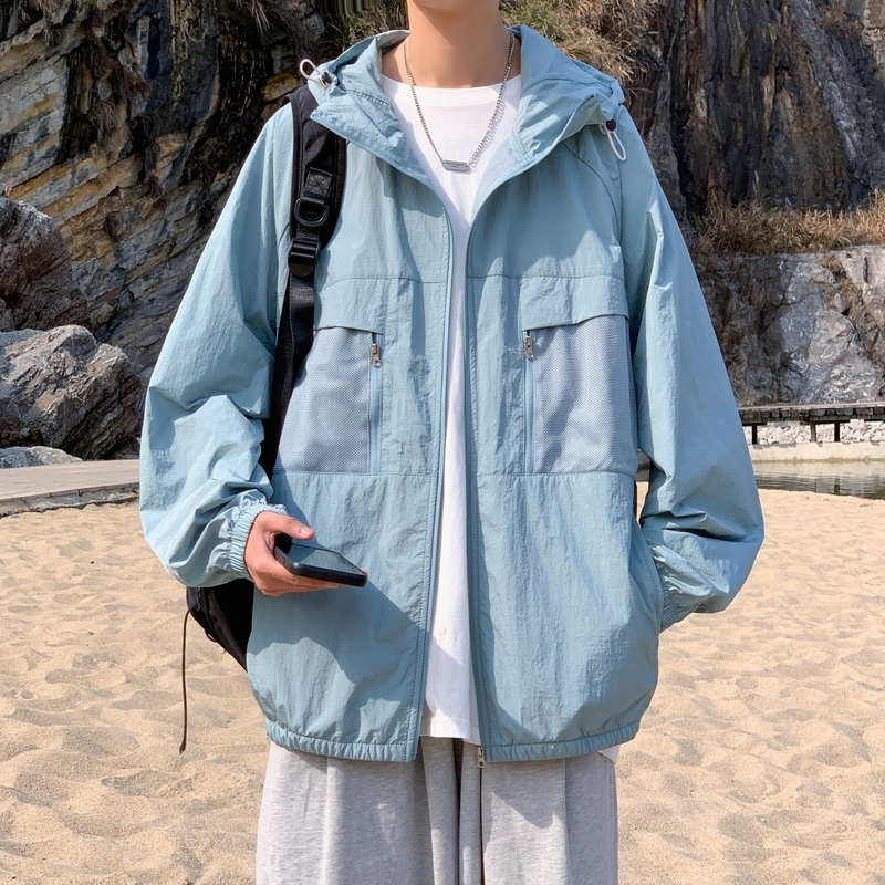 户外防晒衣男女透气防紫外线皮肤衣轻薄防晒服时尚外套FS067-P60，男装防晒衣，电商A335