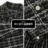 翻领休闲夹克2025秋季宽松潮流复古男士格子长袖外套Q5560-P68，男装夹克，星座610（原A335）