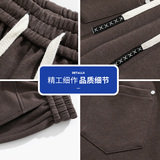 潮牌复古直筒休闲长裤男街头宽松百搭阔腿运动休闲裤Q29177-P45，男装休闲裤，星座610（原A335）