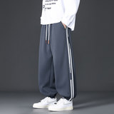 色条纹束脚裤男士2026秋季新款束脚运动长裤Q29166-特P32，女装休闲裤，星座610（原A335）