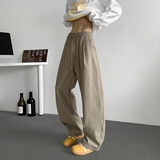 美式弯刀裤子男春夏宽松阔腿长裤垂感百搭直筒休闲长裤K9961-P48，男装休闲裤，电商A335