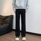 微喇牛仔裤男款美式潮牌水洗紧腰修身百搭潮流学生裤子K1930-P45，男装牛仔裤，星座610（原A335）