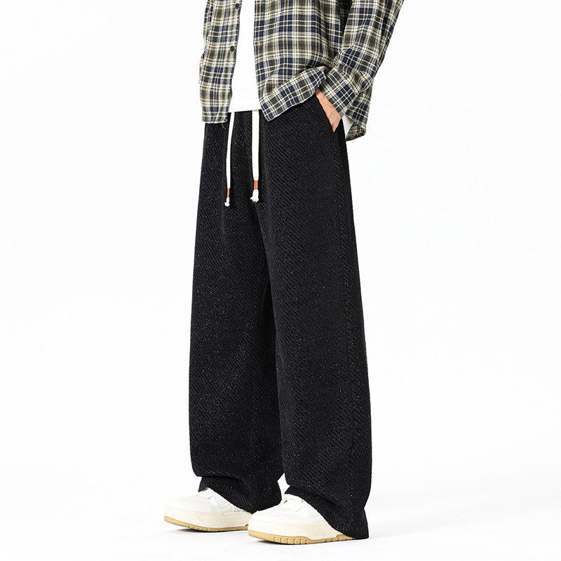 2026新款直筒裤男士秋季潮流宽松百搭运动休闲裤Q29139-特P35，男装休闲裤，星座610（原A335）