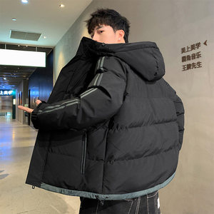 三防面料 男士冬宽松棉袄大码加厚保暖面包羽绒棉服外套M5811-P70图片