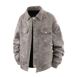 美式外套男款2025秋季宽松cleanfit翻领夹克休闲男装Q5556-P78，男装夹克，星座610（原A335）