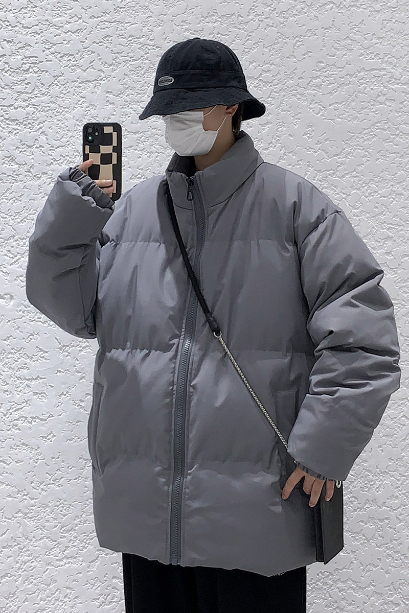 港风棉衣男时尚潮流大棉袄2022年冬季加肥加大学生外套MY03,男装棉衣,星座610（原A335）