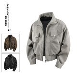 美式复古巴恩风外套男2025秋季新款工装夹克上衣JS5621-P98，男装夹克，星座610（原A335）