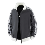 开衫卫衣男美式高街vibe风三道杠条纹运动夹克潮牌外套Q5567-P50，男装夹克，星座610（原A335）