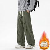 加绒裤子男款冬季加厚保暖百搭直筒宽松休闲长裤JR29180-特P40，男装棉衣，星座610（原A335）