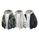 美式棉服男款2025冬季保暖加厚毛领派克服外套潮MY2519-P98，男装棉衣，星座610（原A335）