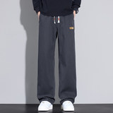 莱赛尔休闲裤男款秋季新款宽松直筒阔腿男裤子K3501-特P40，男装休闲裤，星座610（原A335）