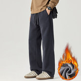 2025冬季新款斜纹针织休闲裤男士垂感潮流直筒长裤子JR806-P48，男装休闲裤，星座610（原A335）