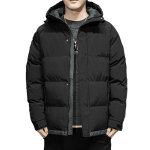三防面料男士羽绒棉服冬天棉袄保暖加厚棉衣连帽外套M5811-P70图片