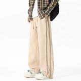 条纹休闲裤2026春季新款宽松百搭垂感阔腿裤Q29171-特P42，男装休闲裤，星座610（原A335）