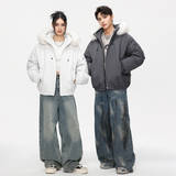 美式毛领连帽棉服男款2025冬季加厚保暖棉衣外套MY2525-P100，男装棉衣，星座610（原A335）
