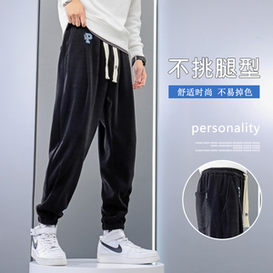 高品质直播得物 秋冬卫裤男时尚百搭韩版潮牌学生休闲裤W图片