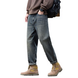 高端牛仔裤男2026新款春季锥形哈伦休闲长裤潮牌K6623-P52，男装牛仔裤，星座610（原A335）