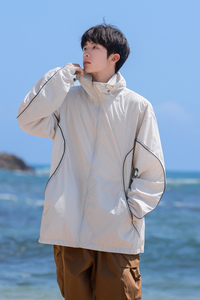 直播品质UPF50+防晒衣男士夏季冰丝薄款时尚百搭防晒服FS113-P48图片