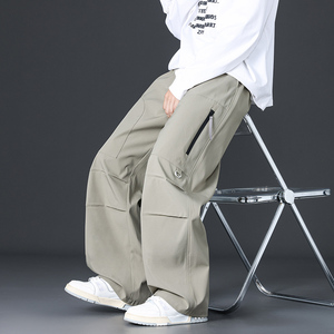 2025美式机能工装裤子男秋季宽松休闲直筒长裤Q29158-特P30图片