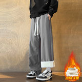 2026新款冬男士休闲裤宽松直筒加绒加绒加厚运动裤JR29181-特P36，女装休闲裤，星座610（原A335）