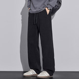 斜纹休闲裤子男款2025秋冬新款潮牌宽松直筒运动长裤H806-P40，女装休闲裤，星座610（原A335）