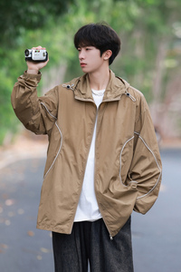 UPF50+户外防晒衣男士夏季冰丝薄款时尚百搭钓鱼防晒服FS113-P48图片