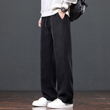 阔腿休闲裤男秋冬季新款潮流百搭宽松运动卫裤直筒裤子H806-P40，男装休闲裤，星座610（原A335）