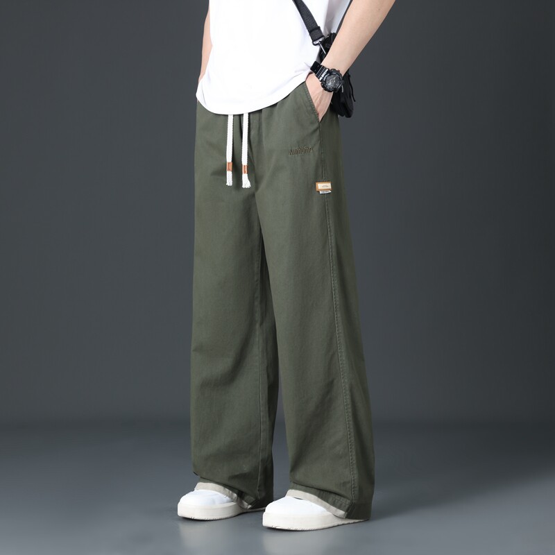 春夏季美式潮牌工装裤男百搭显瘦直筒裤纯棉休闲裤K2712-P50,男装休闲裤,星座610（原A335）