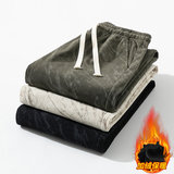 男加绒冬季直筒宽松潮流美式阔腿休闲痞帅拖地裤JR29070-特P38，男装卫衣，星座610（原A335）