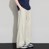 直筒裤子男款春夏美式潮牌休闲裤宽松百搭阔腿工装裤子K2712-P50，男装休闲裤，星座610（原A335）