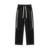 侧边条纹休闲裤男夏季潮牌百搭青少年宽松直筒运动裤Q29086-特P35，商品下架区，星座610（原A335）