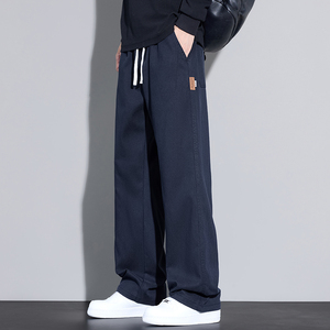 休闲裤款秋季2025新款潮流百搭松紧腰秋男士直筒裤K3502-特P40,男装休闲裤,星座610（原A335）