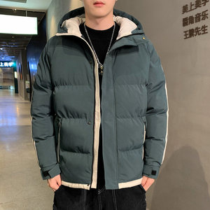 三防面料 男士冬宽松棉袄大码加厚保暖面包羽绒棉服外套M5811-P70图片