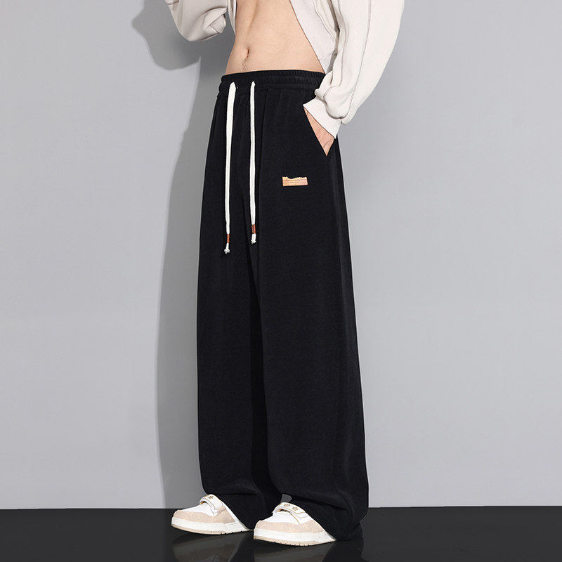 男士休闲裤秋季2026新款垂感阔腿裤潮牌宽松运动裤Q29155-特P35，女装休闲裤，星座610（原A335）