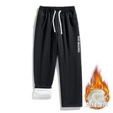 男士直筒休闲裤2026冬季新款垂感宽松款潮牌加绒长裤子JR888B-P45，男装卫衣，星座610（原A335）