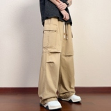 春夏新款美式休闲裤男纯棉简约痞帅工装百搭宽松直筒裤K2713-P52，男装休闲裤，星座610（原A335）