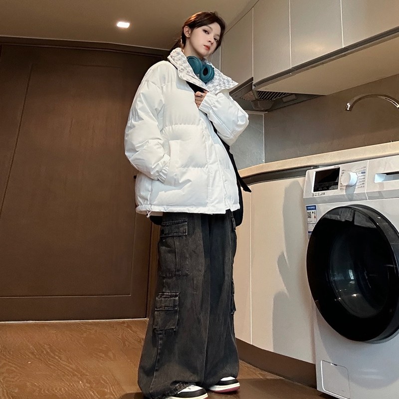 三防面料男女同款冬天潮立领情侣防寒加厚棉服外套袄子M666-P75,男装棉衣,星座610（原A335）
