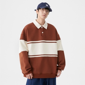 卫衣男士秋季2022年新款潮牌ins翻领品质长袖情侣上衣服WY356,蔻驰包和衣服搭配图片