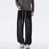 春季新款复古牛仔裤男士宽松直筒青少年休闲阔腿长裤子TS613-P45，男装牛仔裤，星座610（原A335）