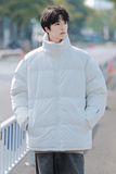 2025冬天新款简约百搭加绒加厚立领面包服情侣款休闲棉服M111-P70，男装棉衣，星座610（原A335）