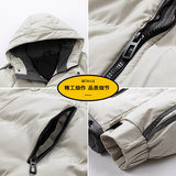 三防面料冬季连帽羽绒棉服棉衣加厚保暖棉袄外套面包服M5811-P70，男装棉衣，星座610（原A335）