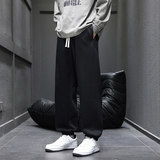 2026新款休闲裤男士秋季宽松直筒垂感阔腿运动裤Q29168-特P36，女装休闲裤，星座610（原A335）