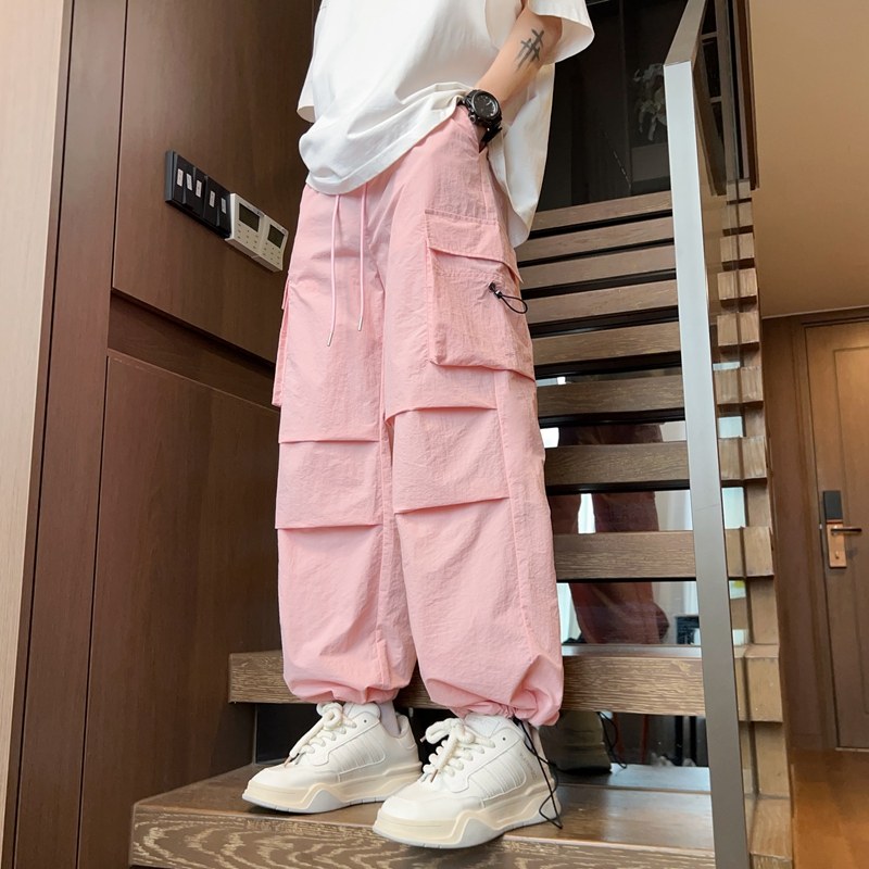 美式潮牌多口袋伞兵工装裤男士夏季新款宽松直筒休闲裤K2701-P40，商品下架区商品下架区，星座610（原A335）