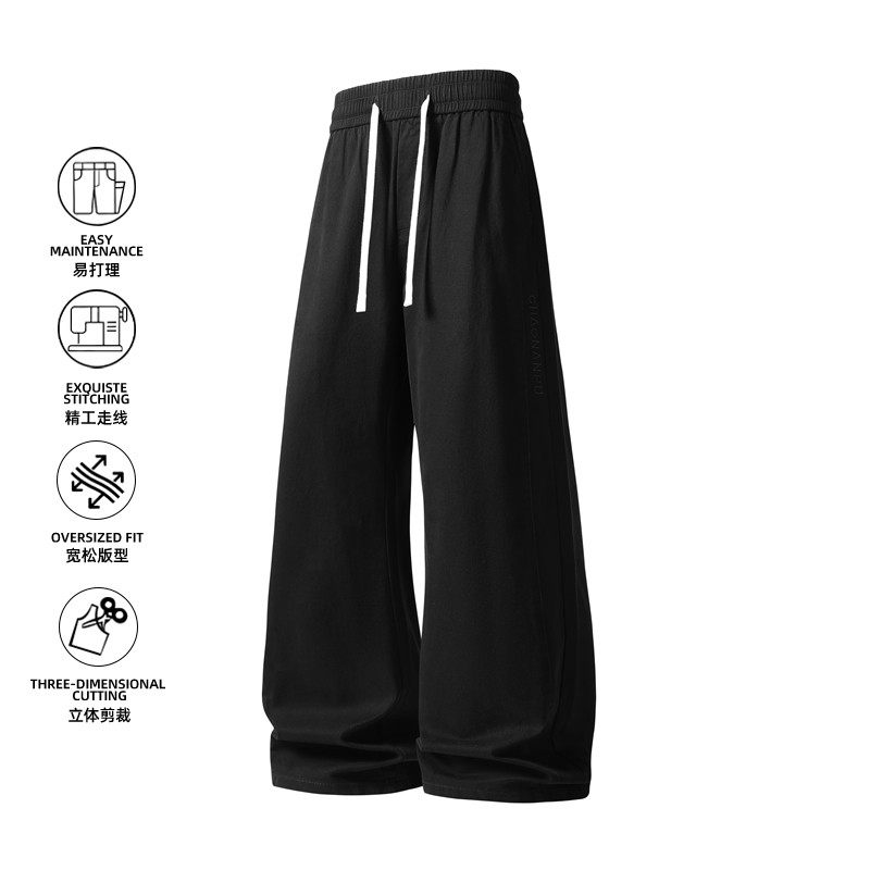休闲裤男春季2026新款直筒宽松潮牌美式工装男士长裤Z9991-P48，男装工装外套，星座610（原A335）