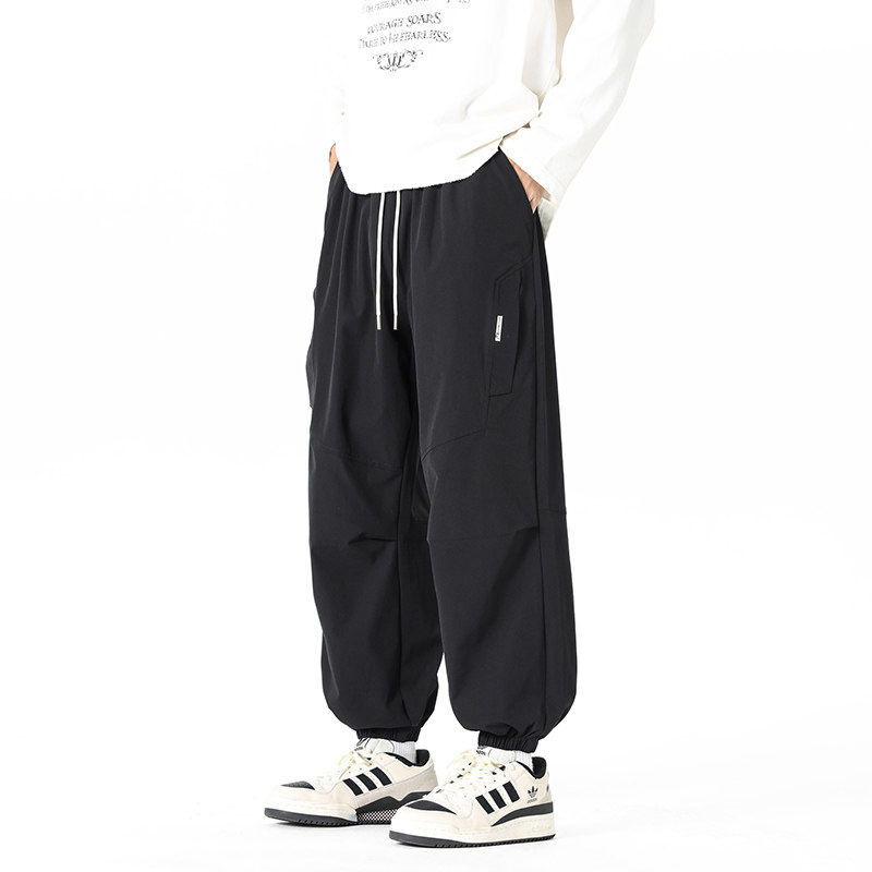 秋新款工装束脚裤子男款青少年潮流百搭宽松休闲长裤Q29157-特P30，男装工装外套，星座610（原A335）