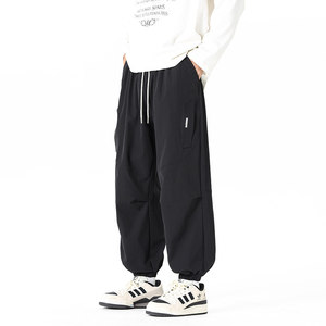 秋新款工装束脚裤子男款青少年潮流百搭宽松休闲长裤Q29157-特P30，男装工装外套，星座610（原A335）