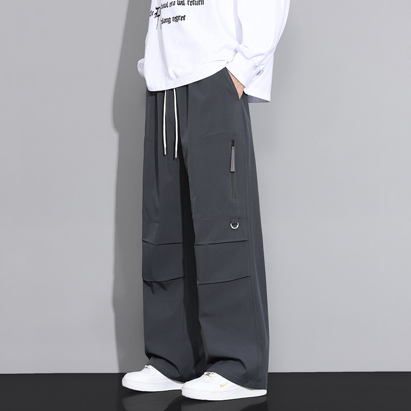 工装裤男宽松直筒2025秋季潮流百搭运动休闲裤Q29158-特P30,男装工装外套,星座610（原A335）