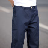 纯棉休闲裤男士春夏2025新款商务裤子宽松大码直筒长裤K2513-P52，男装休闲裤，电商A335