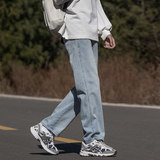 秋冬牛仔裤复古水洗做旧显瘦长裤美式潮牌宽松百搭裤子TS112-P45，男装牛仔裤，星座610（原A335）