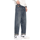 牛仔裤男士2026春季新款宽松直筒潮牌美式复古长裤子K6628-P52，男装牛仔裤，星座610（原A335）